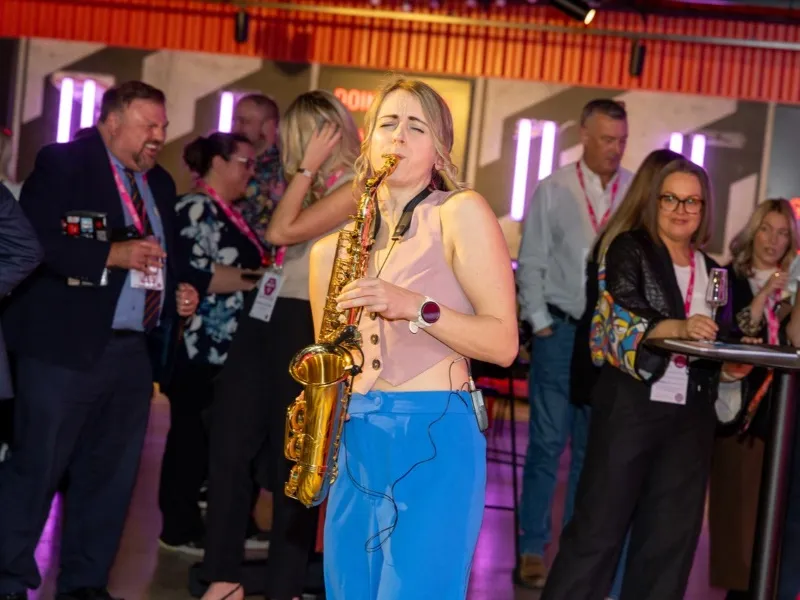 Corporate Event Saxophone Player