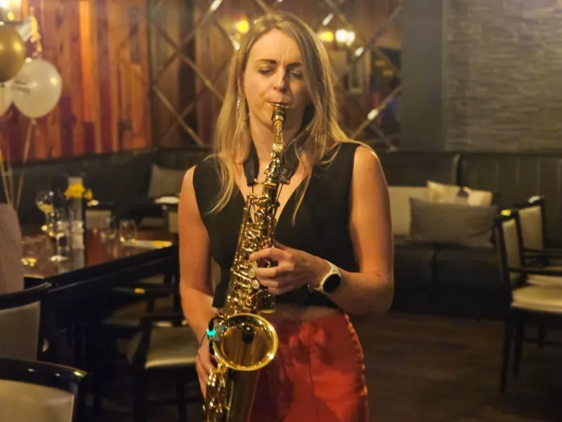 Restaurant Saxophone Player