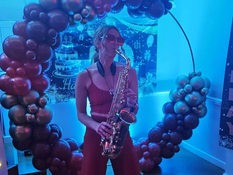 Birthday Party Saxophone Player
