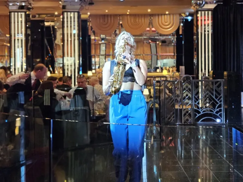 Saxophone Player Bibis Restaurant Leeds