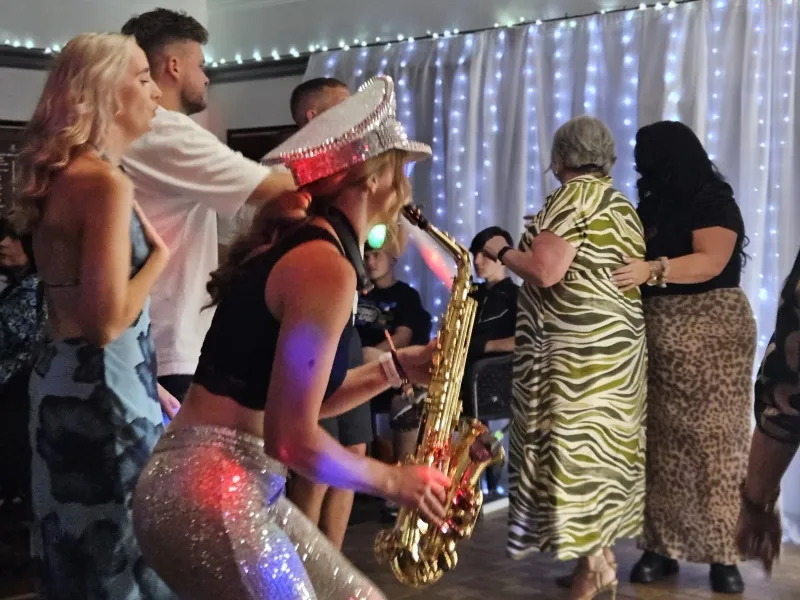 Saxophone Player For Birthday Party