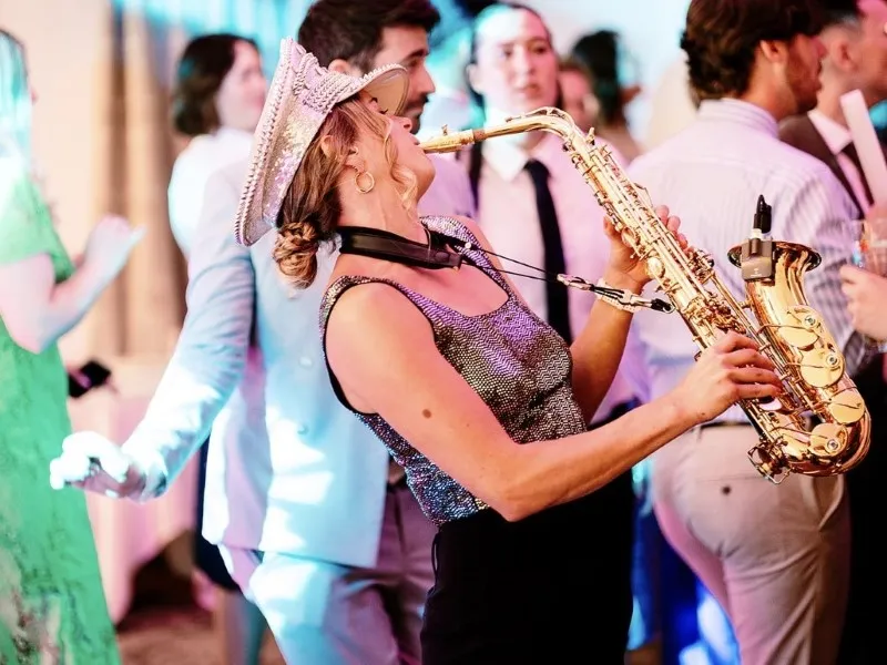 Saxophonist at The Coniston Hotel